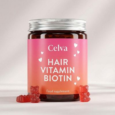 Hair Growth Vitamin Biotin Gummies - Wild Berry