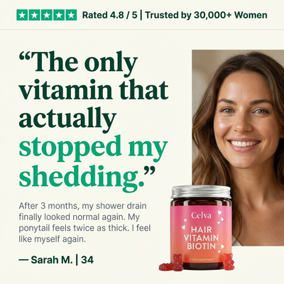 Hair Growth Vitamin Biotin Gummies - Wild Berry